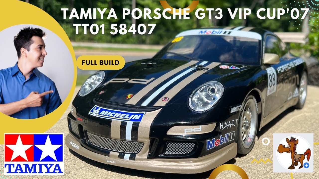 Tamiya Porsche GT3 VIP Cup 2007 (TT01 58407) Full Build
