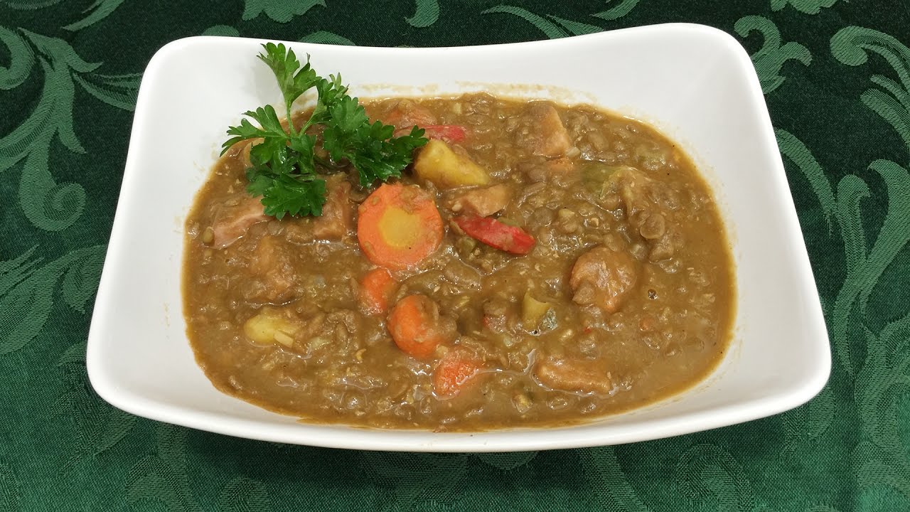 Lentejas Receta Cubana