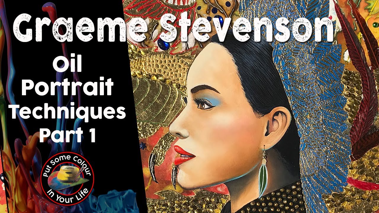 Oil Portrait Painting Step by Step - Part 1 with Graeme Stevenson | Colour In Your Life