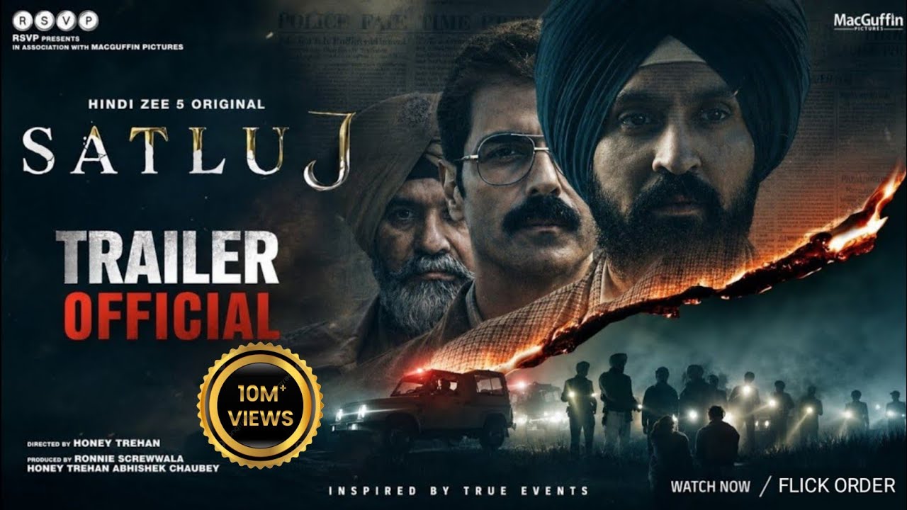 Satluj | Official Trailer | Hindi Flick Order Original| Diljit Dosanjh, Arjun Rampal | Flick Order