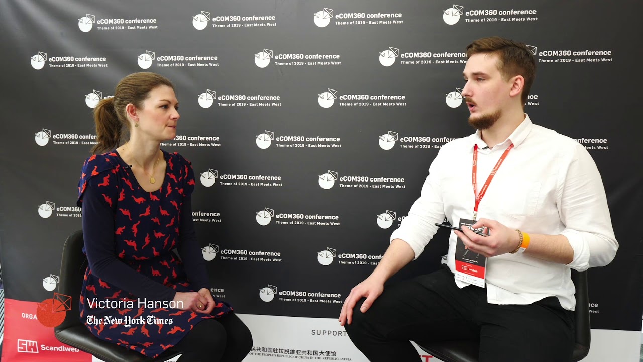 eCOM360 by Scandiweb | interview: The New York Times, Victoria Hanson