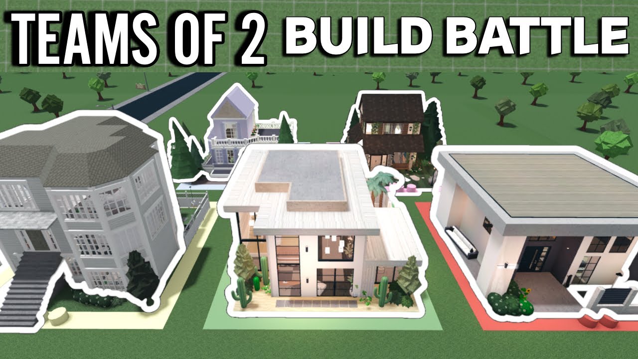 TEAMS OF 2 HOUSE BUILD BATTLE IN BLOXBURG