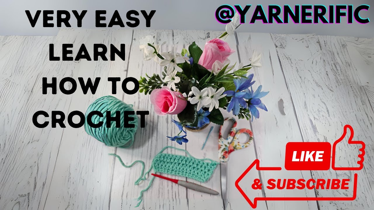 Very Easy How to Crochet Tutorial for Beginners