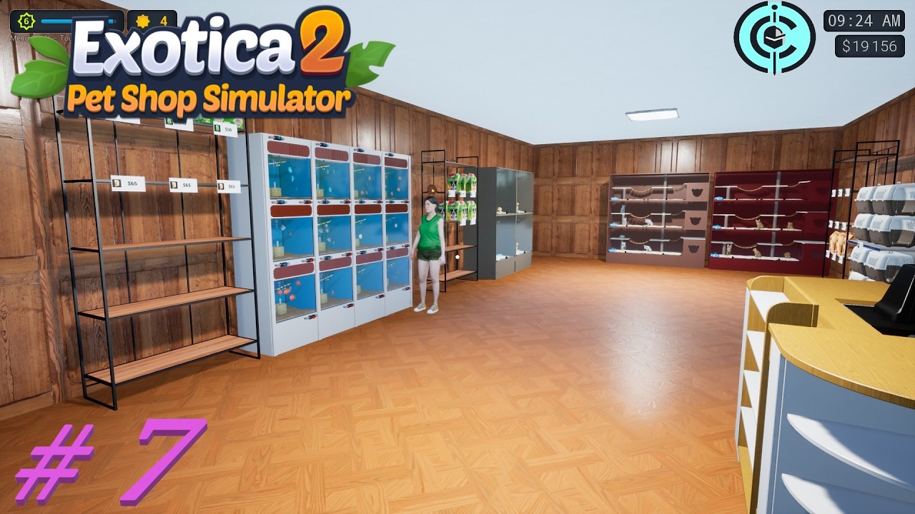 exotica 2 pet shops simulator #7: Presque au l'evel 7, on choisit quel animaux après?