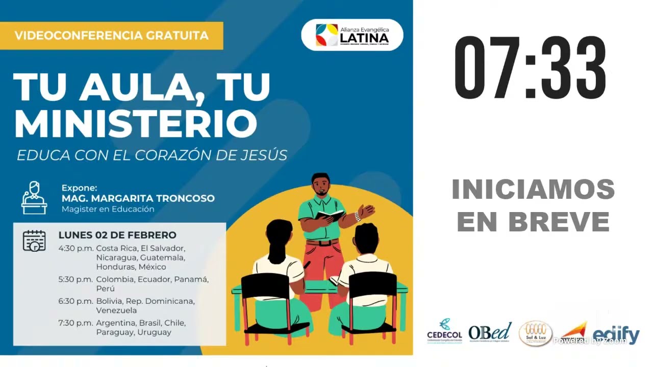 Edify Latam | Tu aula, tu ministerio: Educa con el corazón de Jesús