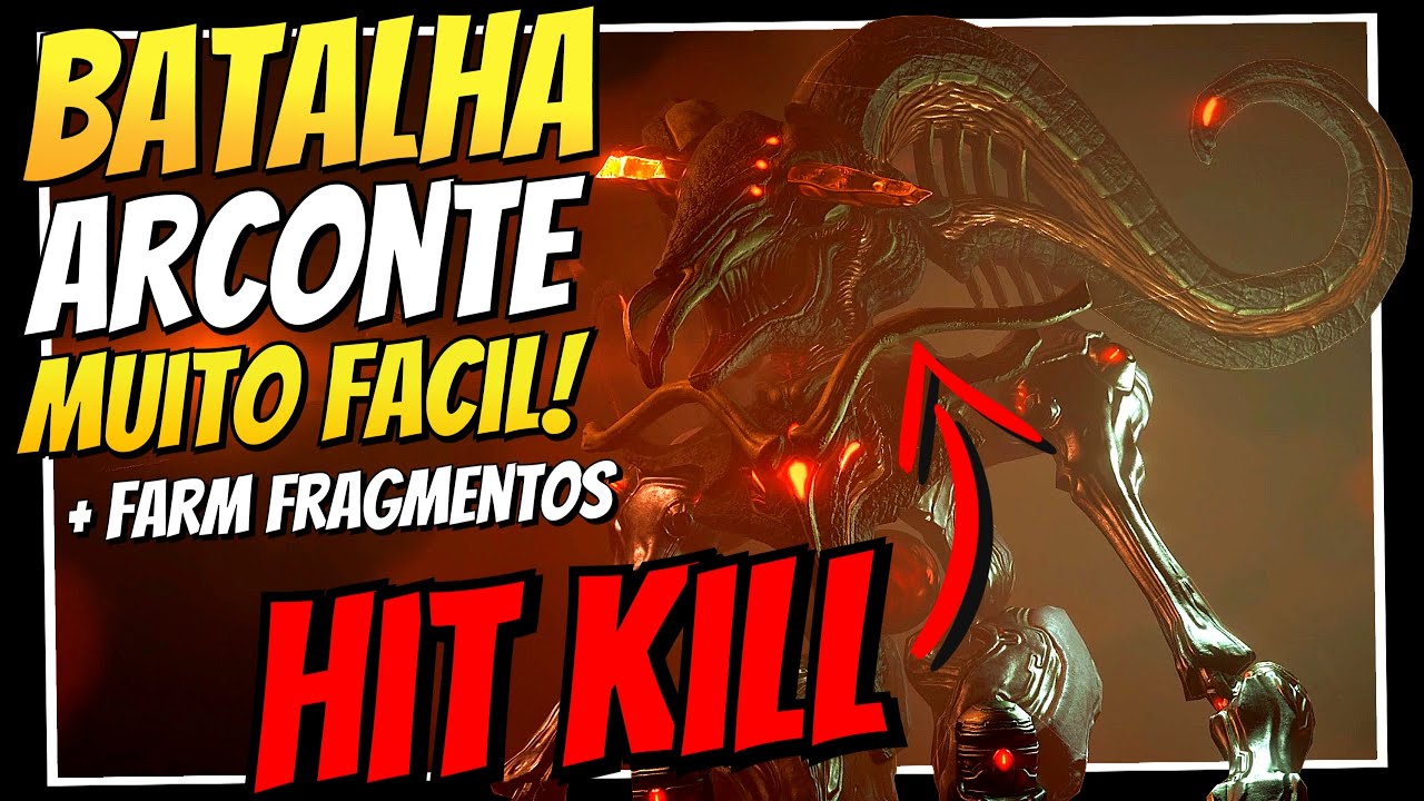 CAÇADA ARCONTE MUITO FÁCIL (HIT KILL) & COMO FUNCIONAM FRAGMENTOS DE ARCONTES | Warframe
