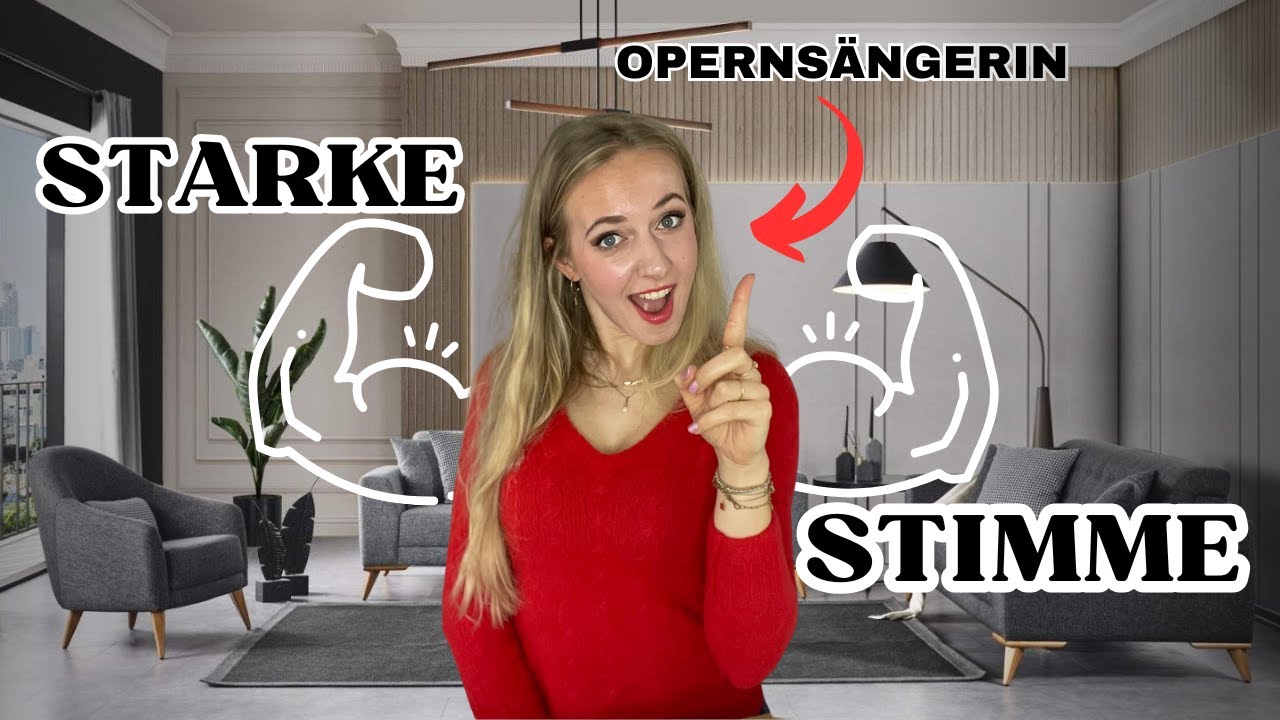Opernsängerin erklärt, wie deine Stimme mehr Volumen bekommt.