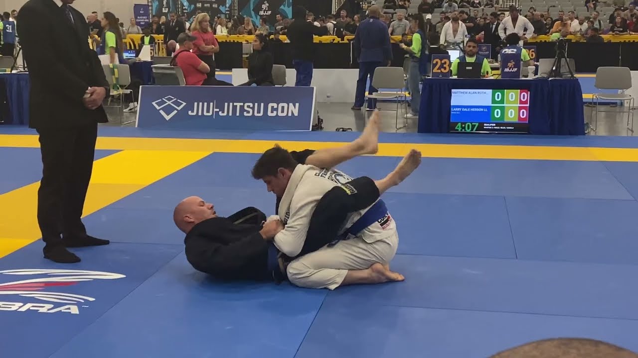 IBJJF World Master Championship 2023 Blue Belt Middle Weight Round 3