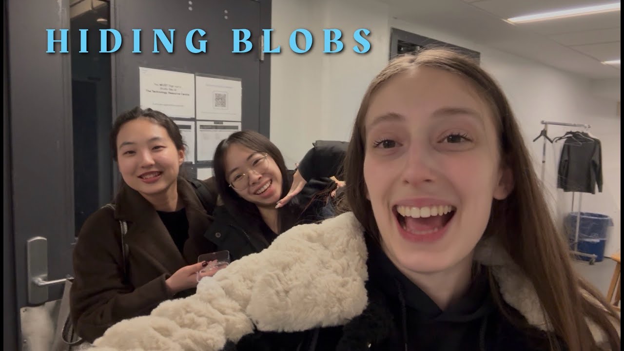 hiding MINI BLOBS around my school | Michaela Hughes