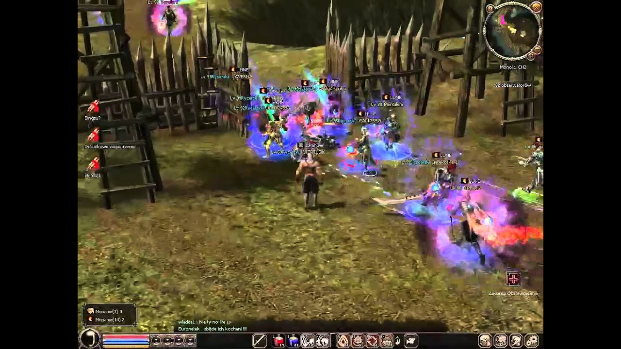 Metin2 Monolit Wojna Sparta vs LUNE
