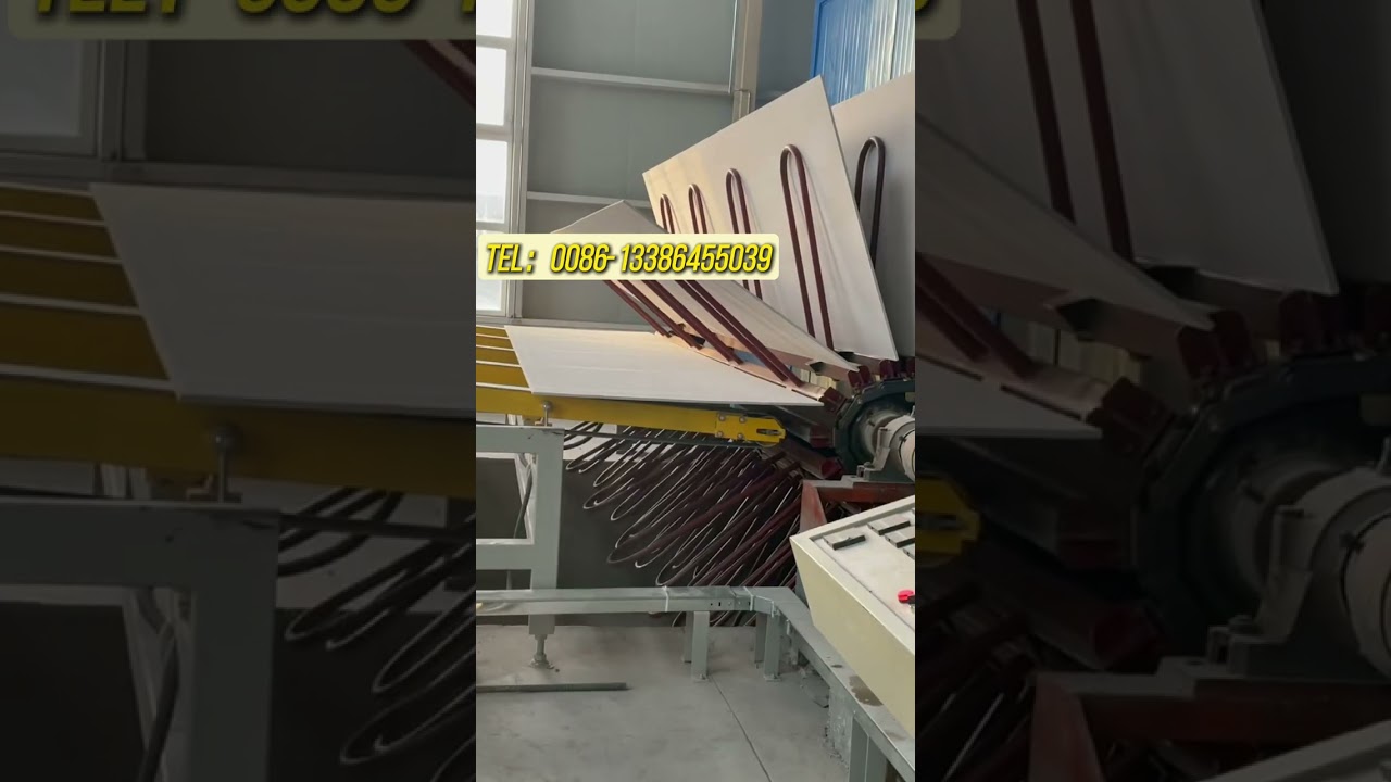 Fiber Cement Board Production Line Running Process High Quality Fiber Cement Wall Sheet Machine