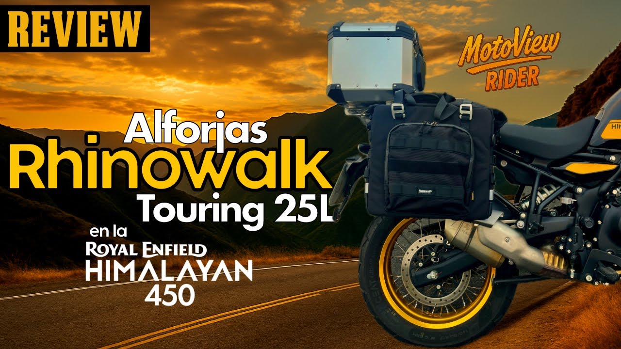 Review I Alforjas Rhinowalk 25L I Himalayan 450
