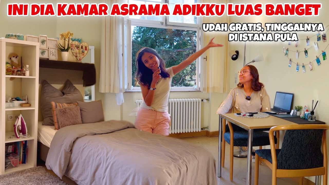 ROOM TOUR ASRAMA ADIKKU DI JERMAN LUAS & NYAMAN