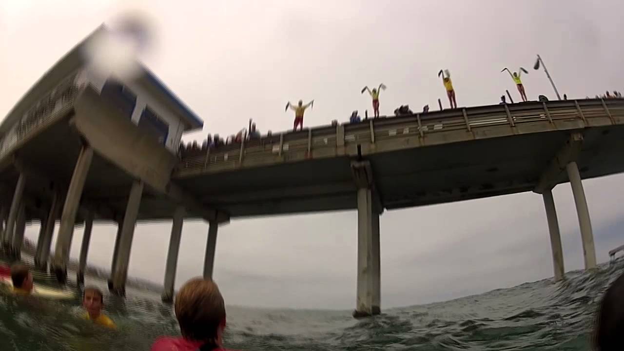 San Diego Junior Guards Ocean Beach Pier Jump - 7/8/2013
