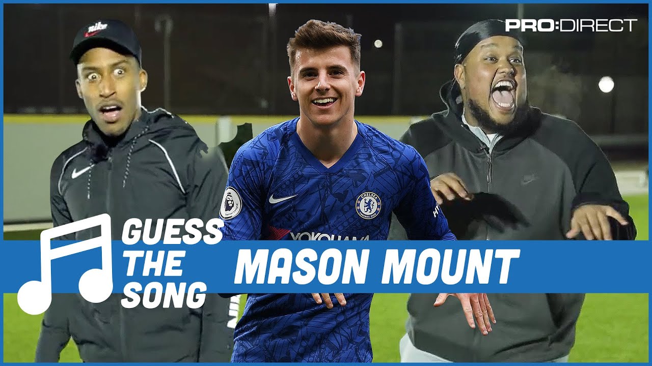 Mason Mount does Chunkz Frankenstein Celebration | Pro:Direct Guess The Song Challenge