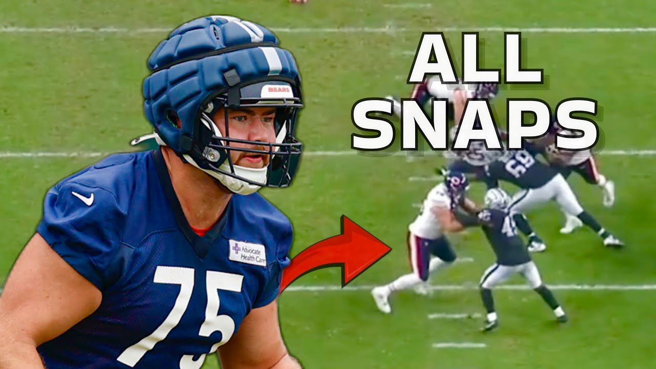 ROOKIE Ozzy Trapilo Full NFL Debut Highlights | All Snaps Vs Raiders