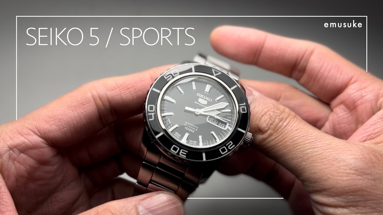 【腕時計】セイコー5【SEIKO 5 SPORTS / SNZH55J1 / 海外モデル逆輸入品】開封動画！
