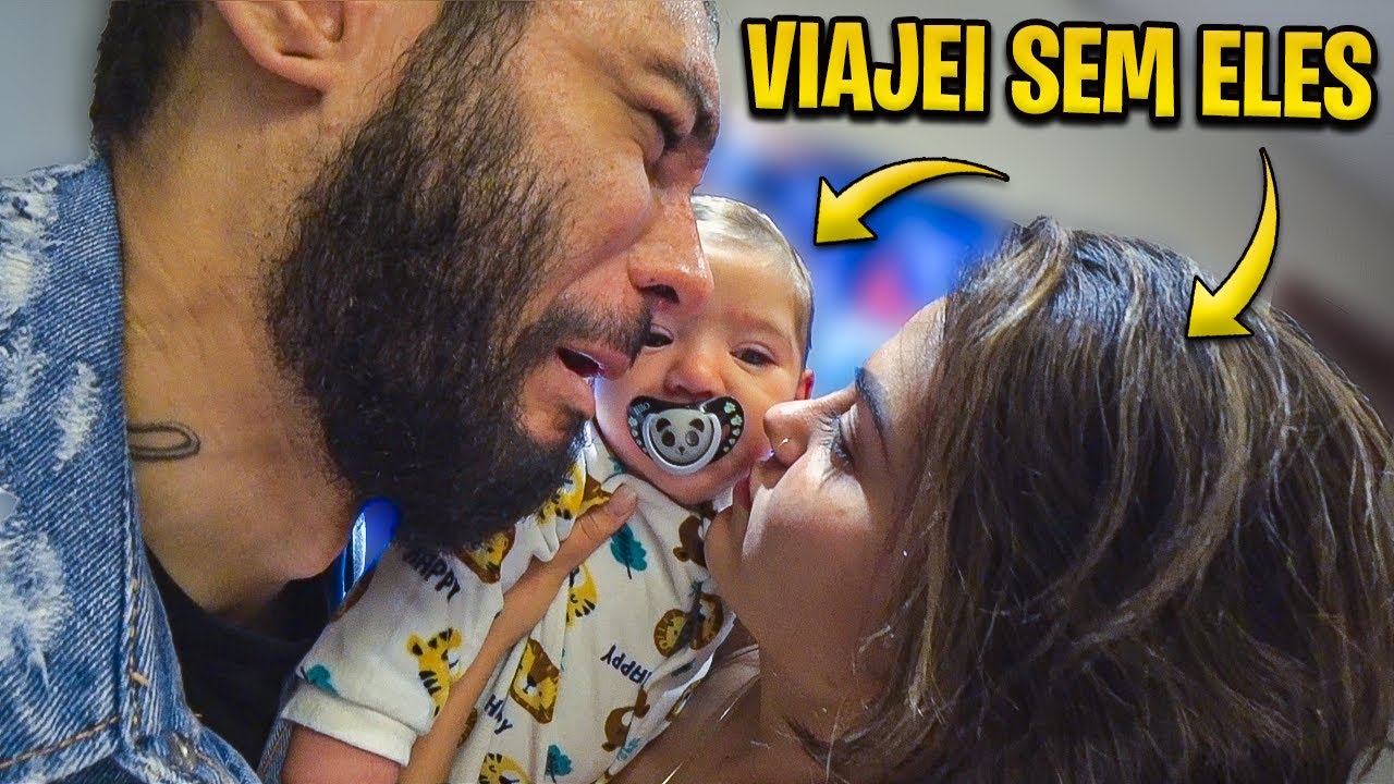 TIVE QUE VIAJAR SEM A BRUNA E SEM O NOAH...