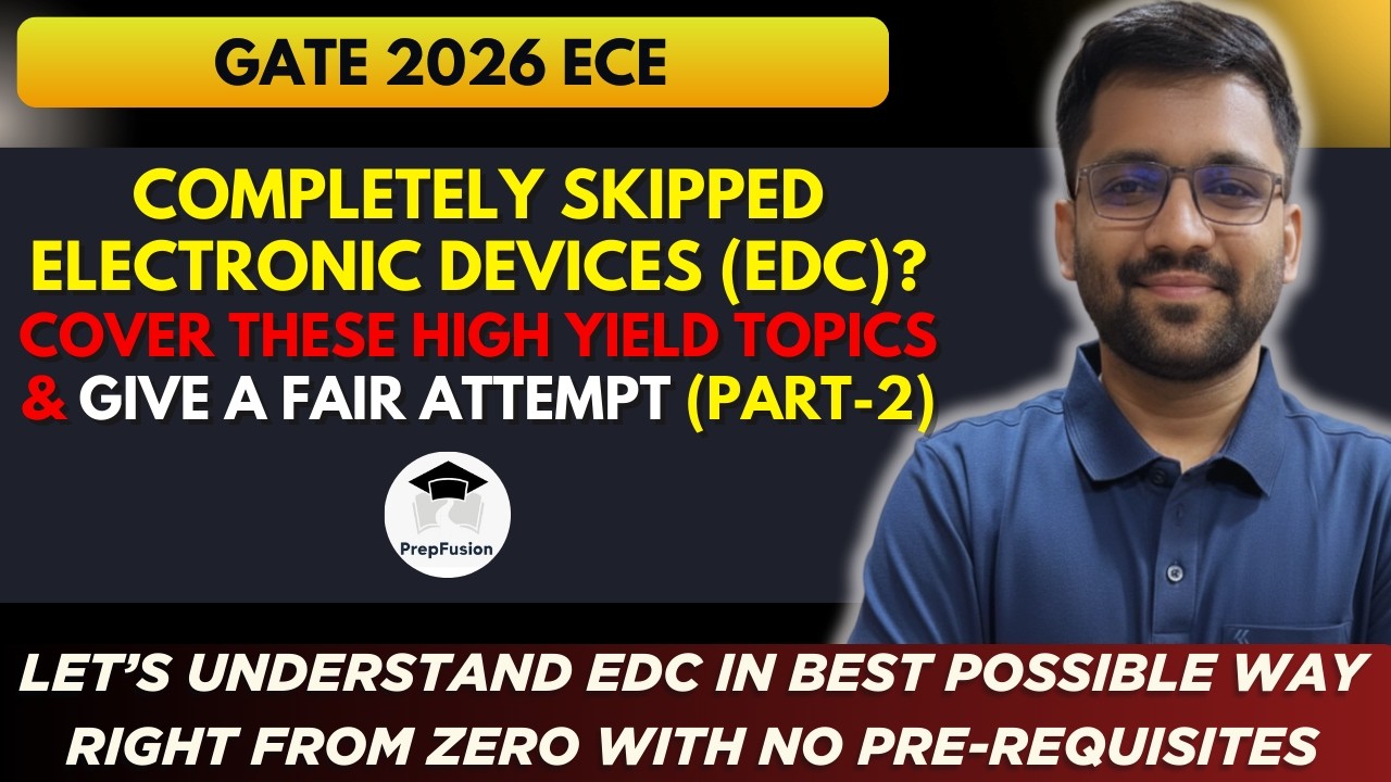 🔥Skipped EDC Completely? Cover At Least This Part || Part 2 || PrepFusion