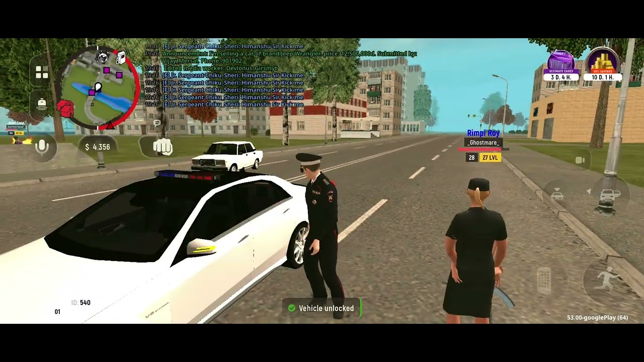 Mishal bd going in gz during chase part 1