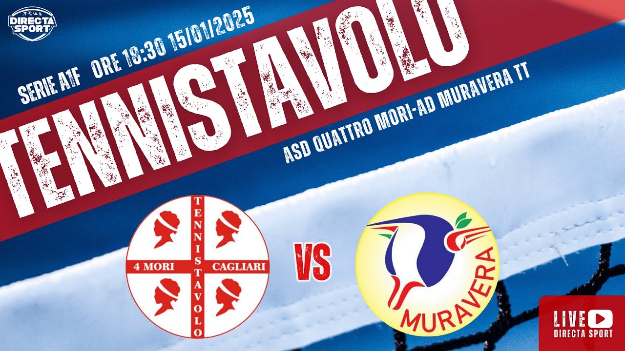 Tennistavolo A1F - ASD Quattro Mori-AD Muravera TT (4-1)