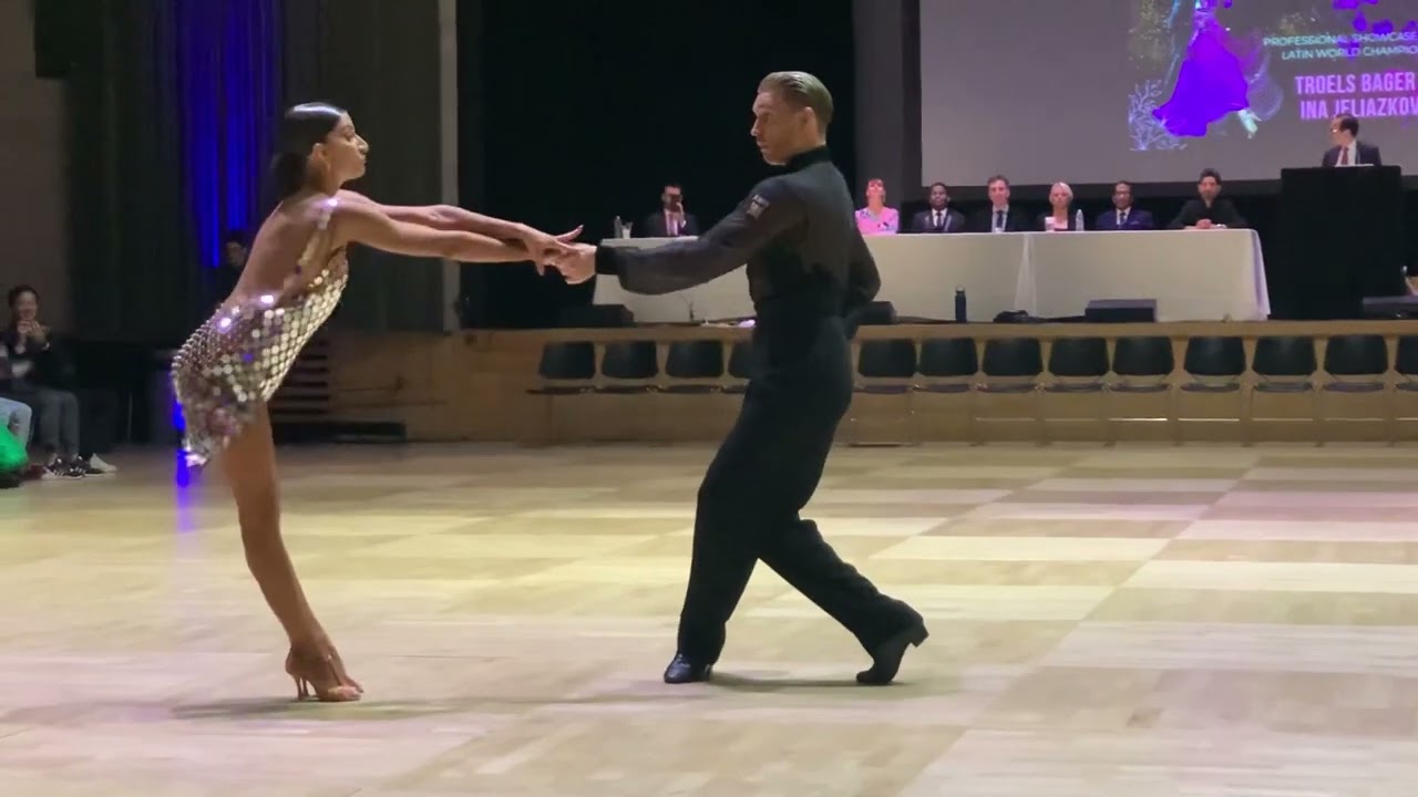 Troels Bager & Ina Jeliazkova Show Cha-Cha-Cha in NYC. December 10, 2022