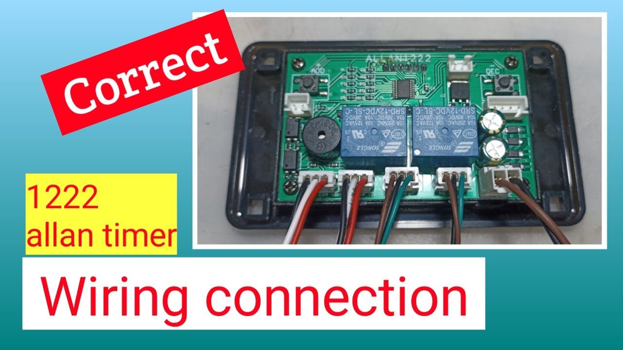 Part 1: ALLAN TIMER MODEL 1222 proper wiring connection, tamang wiring connetion ng allan timer 1222