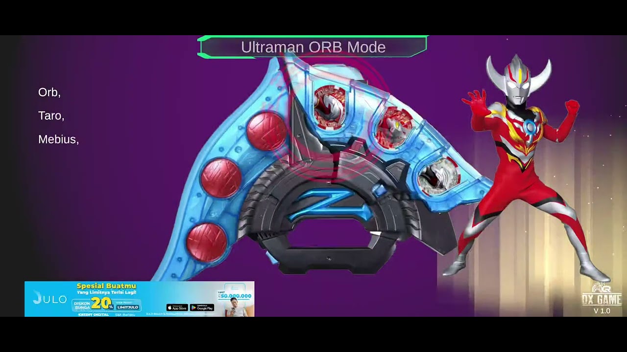Aku menggabungkan resep Ultraman orb di z Rise