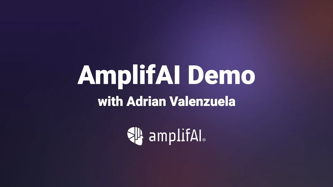 Contact Center AI Demo Day: AmplifAI Demo | AmplifAI