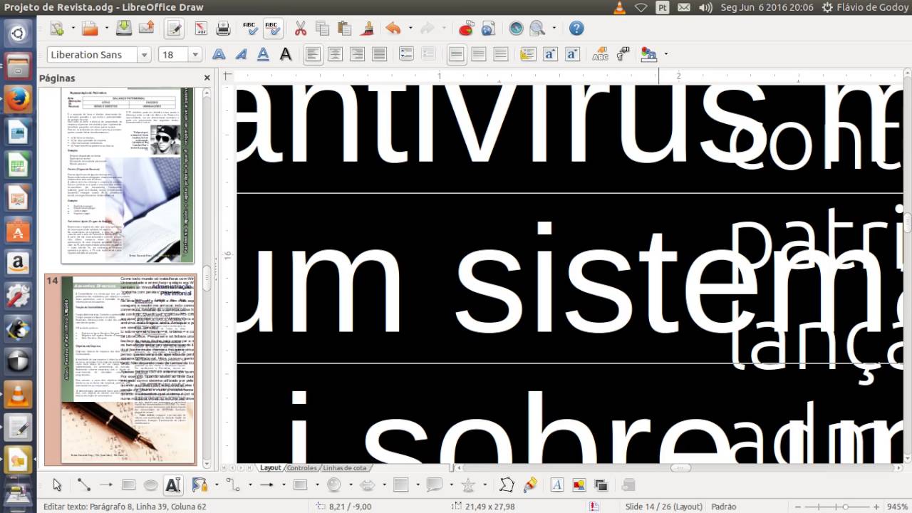 Revista no LibreOffice