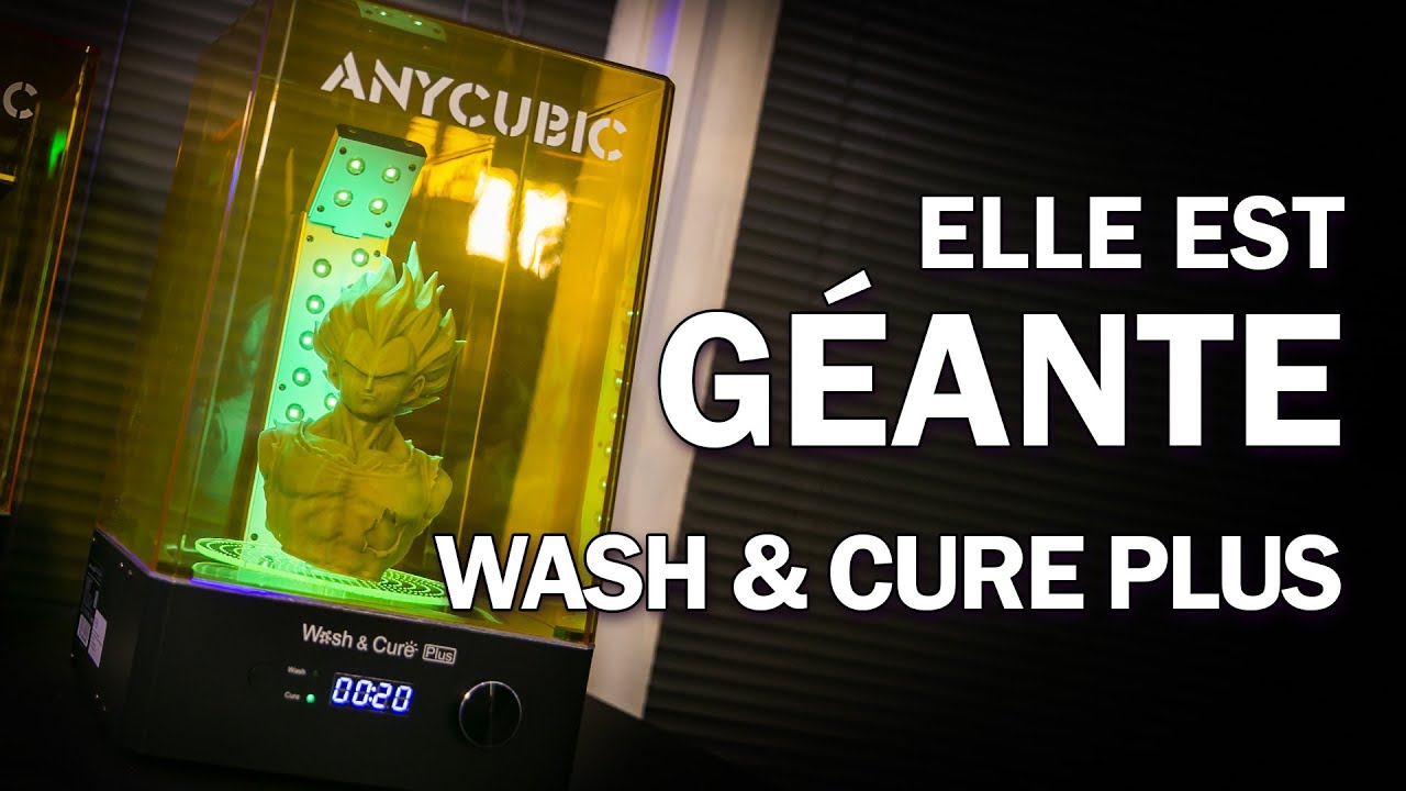 Anycubic Wash & Cure Plus - Pour les GRANDES imprimantes 3D résine !