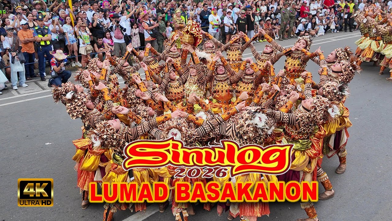 SINULOG FESTIVAL Grand Parade 2026: LUMAD BASAKANON Street Dancing Performance | FOURTH PLACE