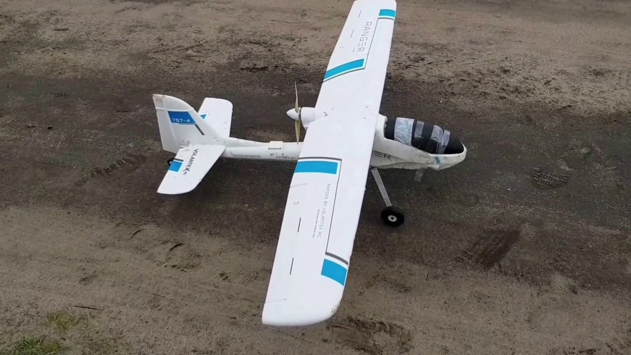 Learning to fly RC (crash) - Ranger 757-4 Volantex