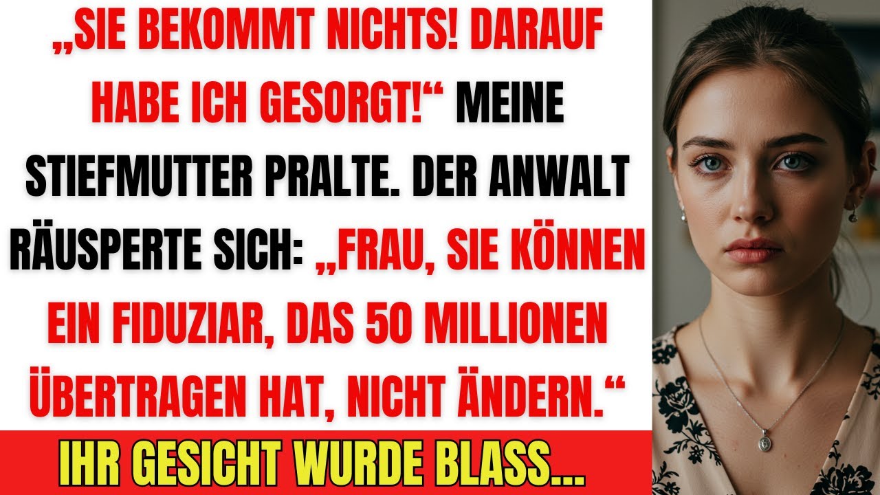 Meine Stiefmutter schloss mich aus dem Testament aus – was der Anwalt dann sagte, schockierte alle!