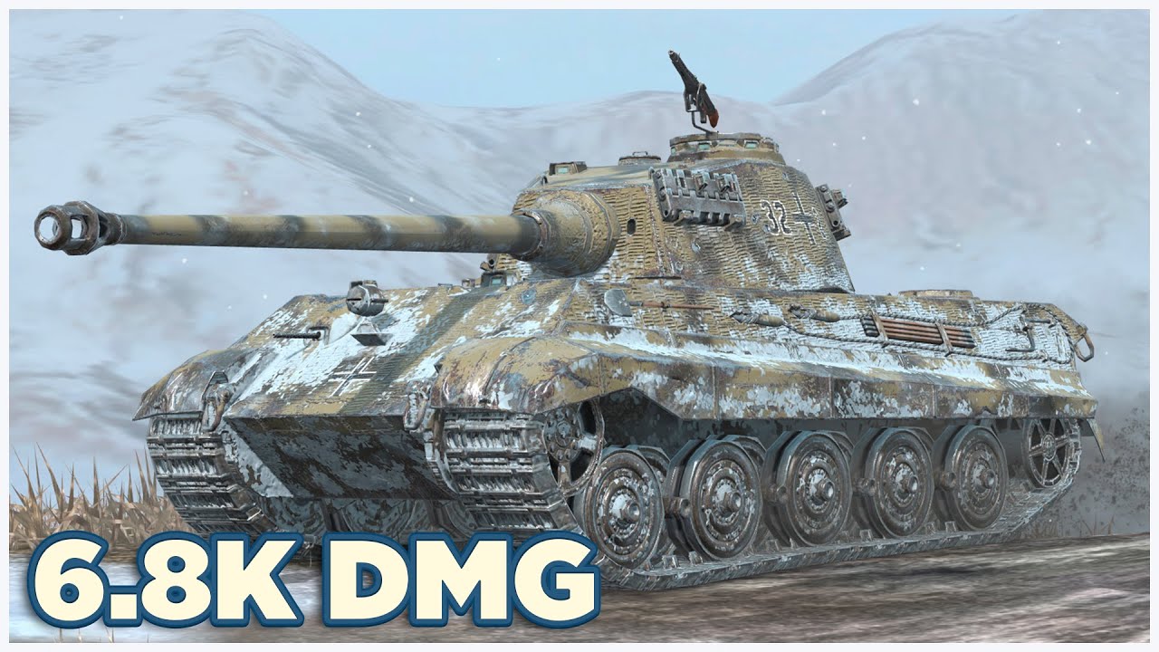 Tiger II &bull; 6.8K DMG &bull; 7 KILLS &bull; WoT Blitz