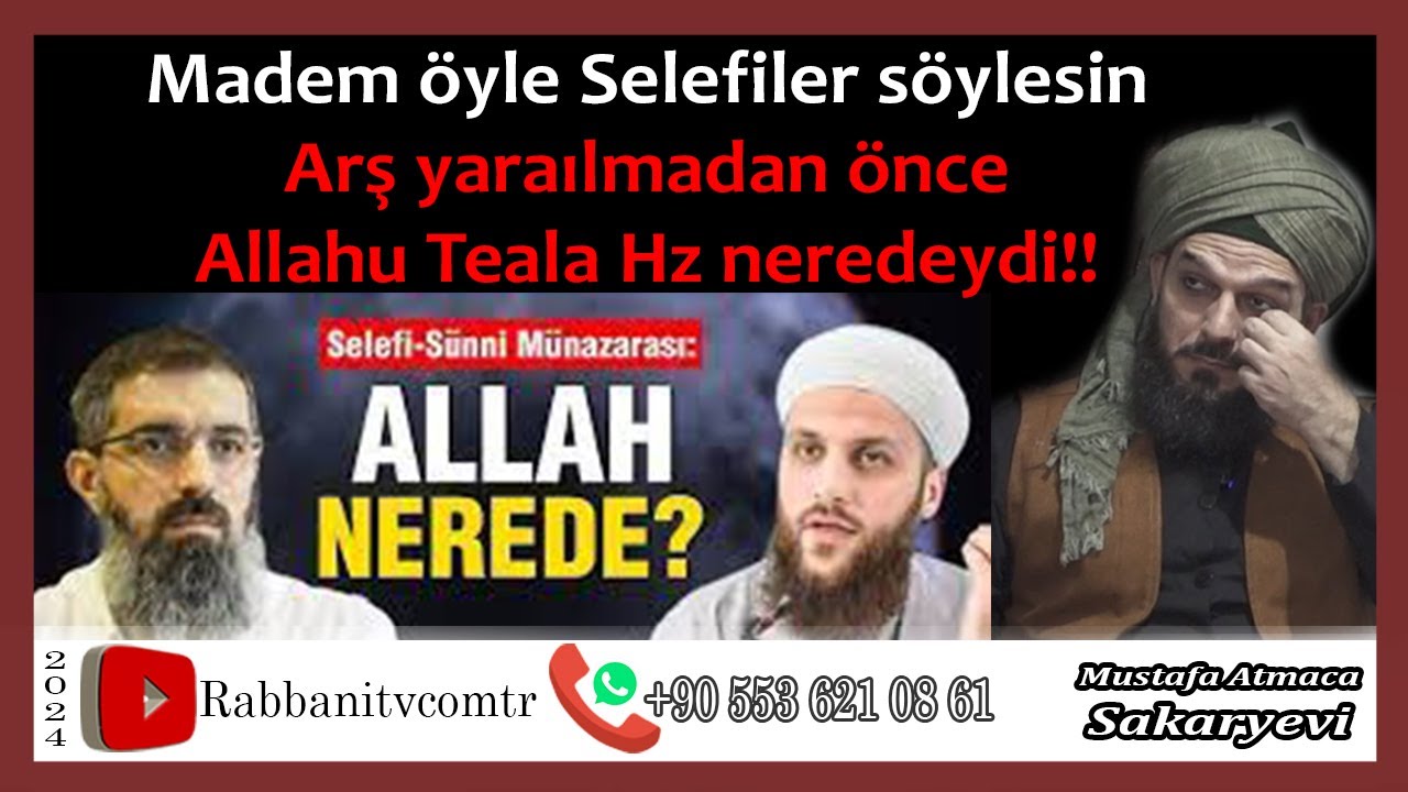 4700. Allah nerededir? Selefilerin Allah göktedir inancı #münazara #halisbayancuk #ömerfarukkorkmaz