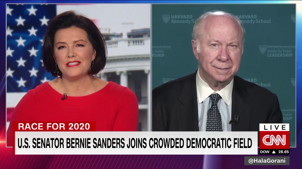 CNN HGT DAVID GERGEN ON BERNIE SANDERS 19/2/19
