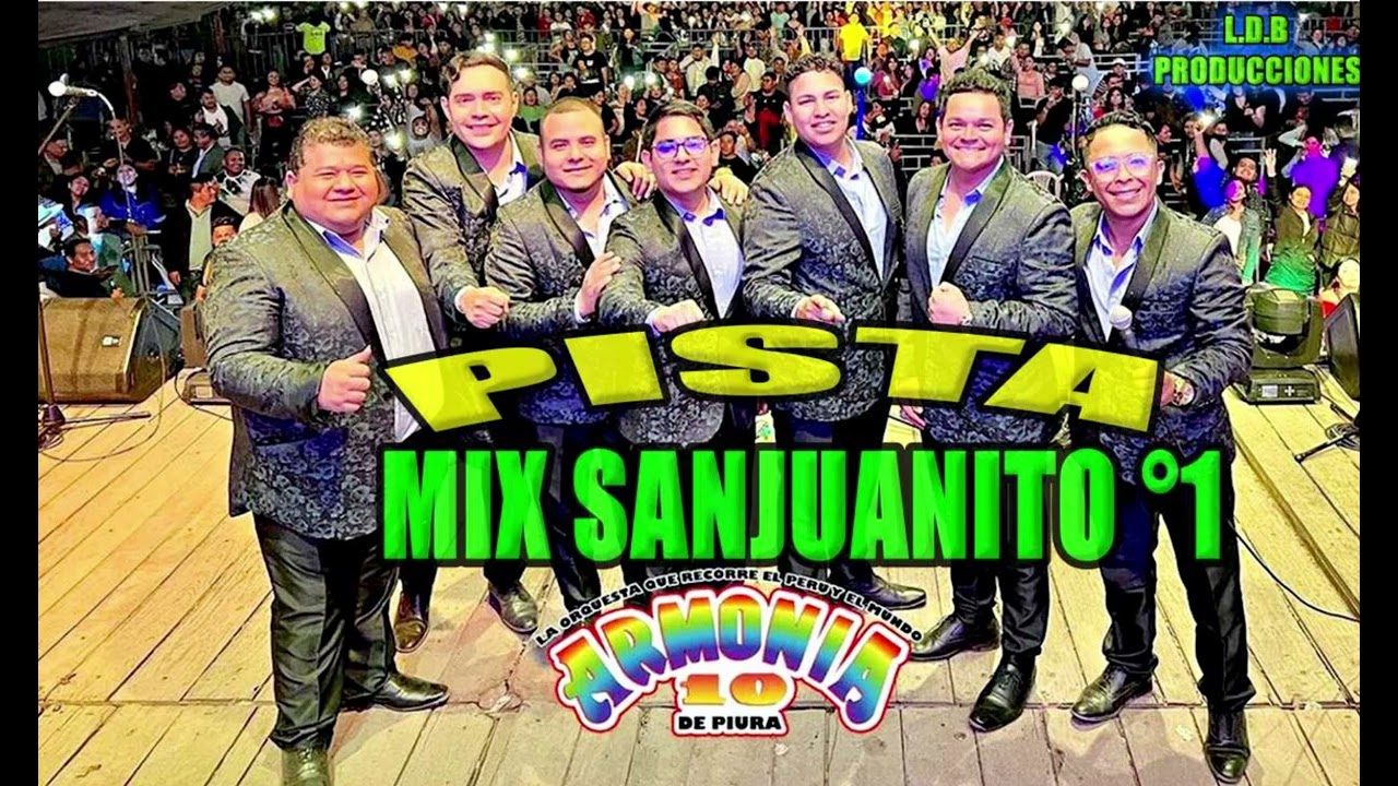 ARMONÍA 10 -  PISTA KARAOKE - MIX SANJUANITO # 1