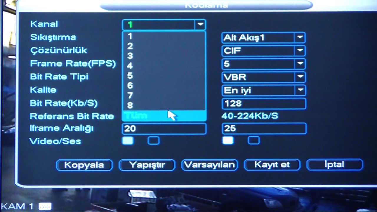 Balandi 9208 Kodlama Ayarları