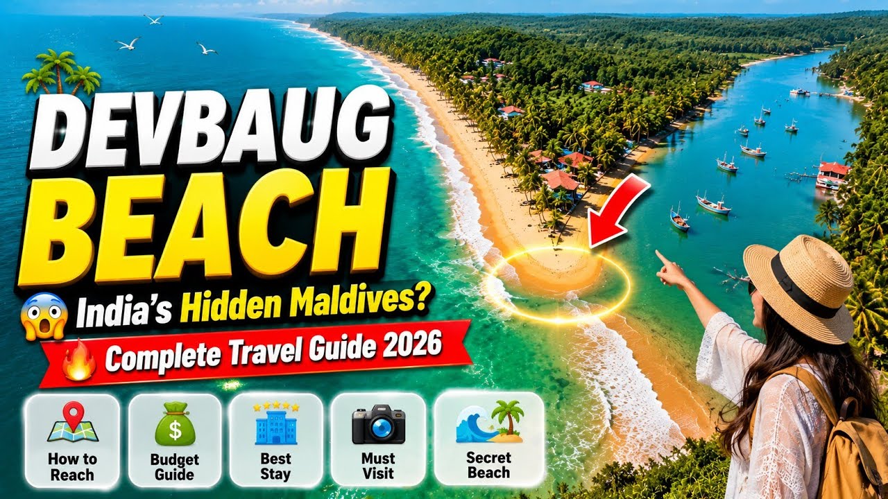 Devbagh Beach Tour 2026 | Budget + Stay Guide | Hidden Paradise in Maharashtra