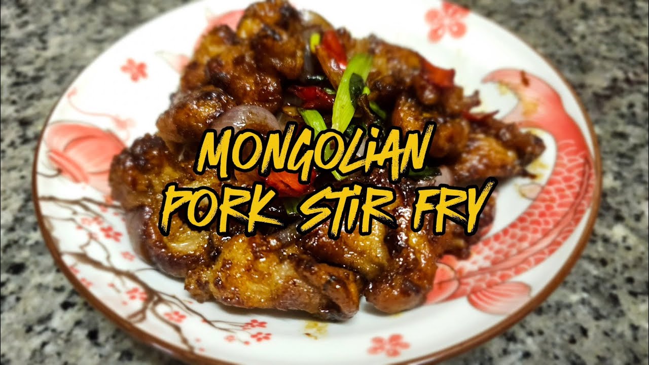 Better Than Takeout! Mongolian Pork Stir Fry