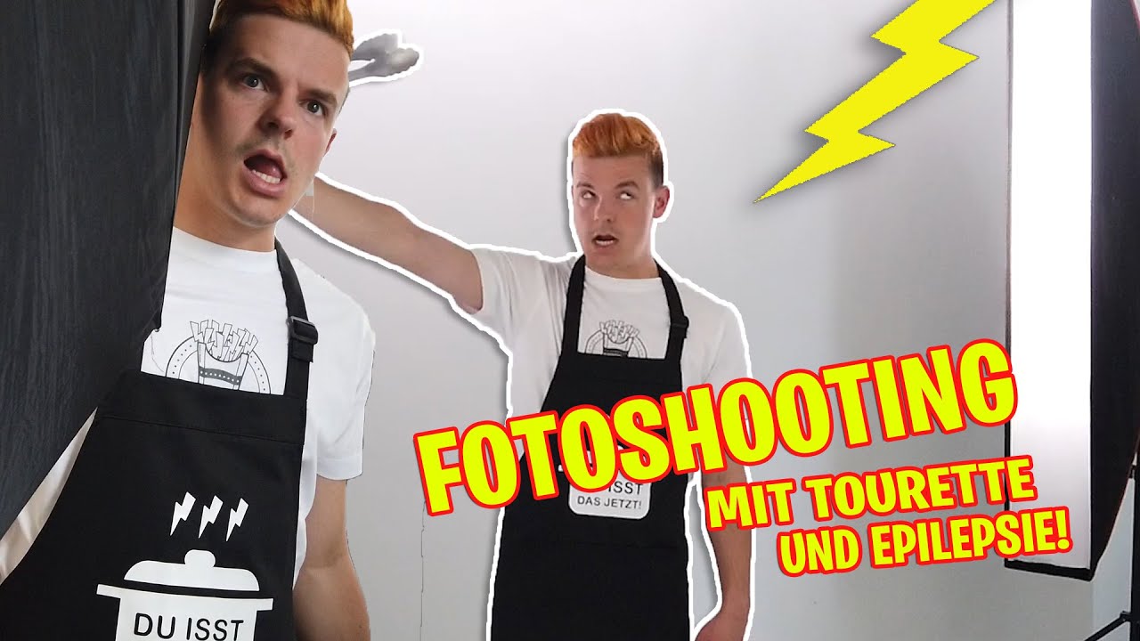 Tourette/Epilepsie beim Fotoshooting