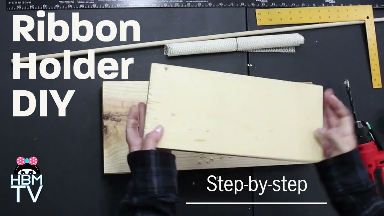 HOW TO MAKE a Wooden Holder for Cutting & Winding Ribbons