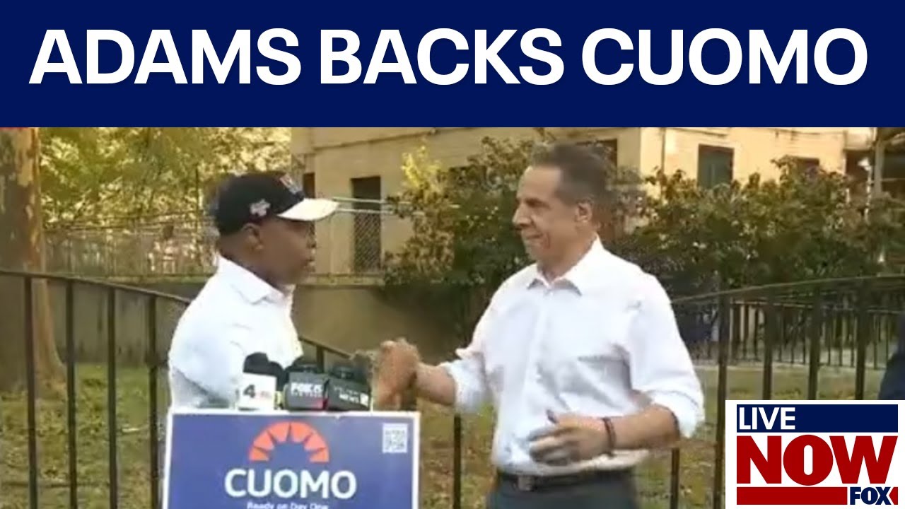 Adams Endorses Cuomo in NY Mayoral race