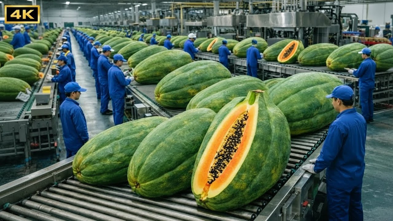 Inside a Million Dollar Papain Enzyme Factory | From Raw Papaya to Global Product (Full Process)