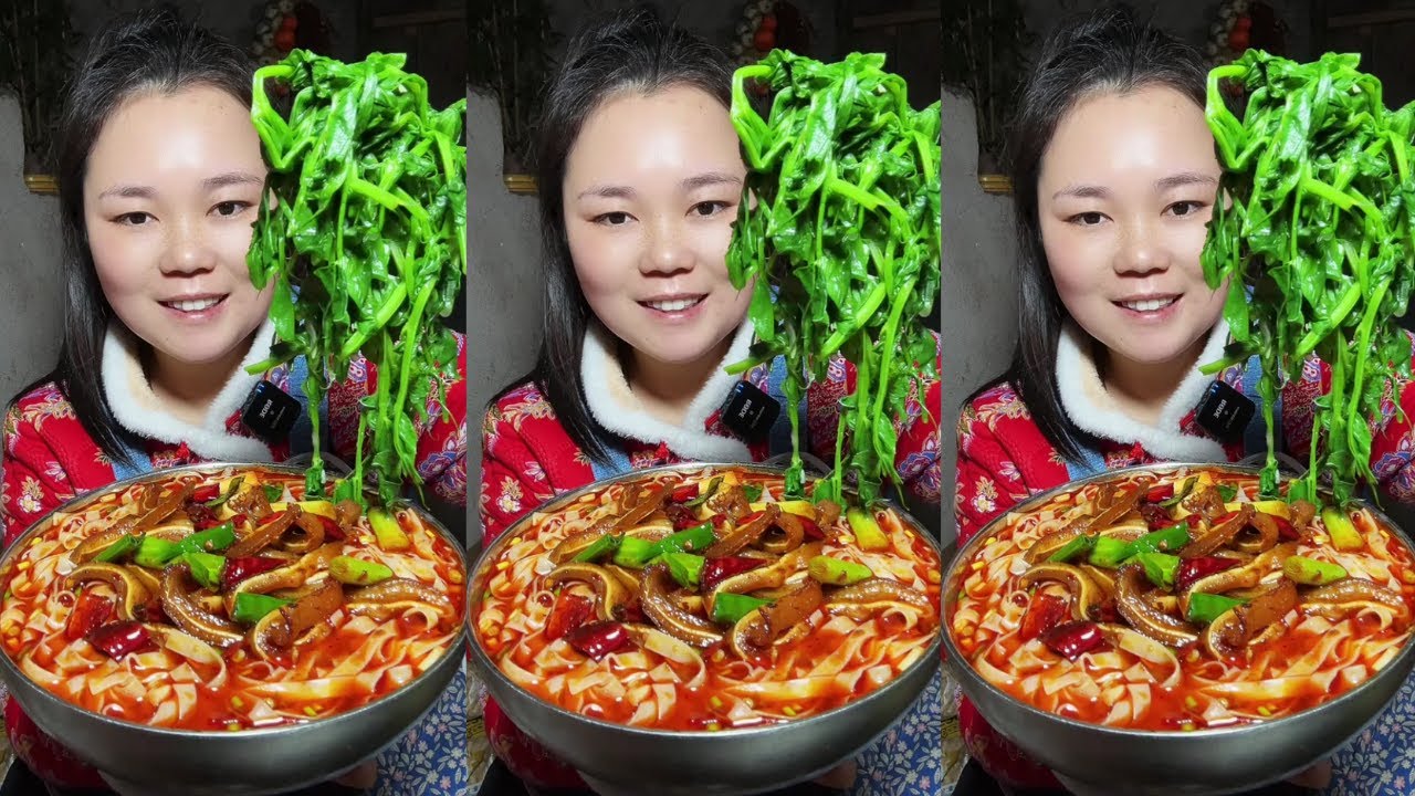 Let’s Eat Show Spicy Noodles With Pig’s Ear, Chen Hot-Sour Noodles Spicy Supper So Delicious