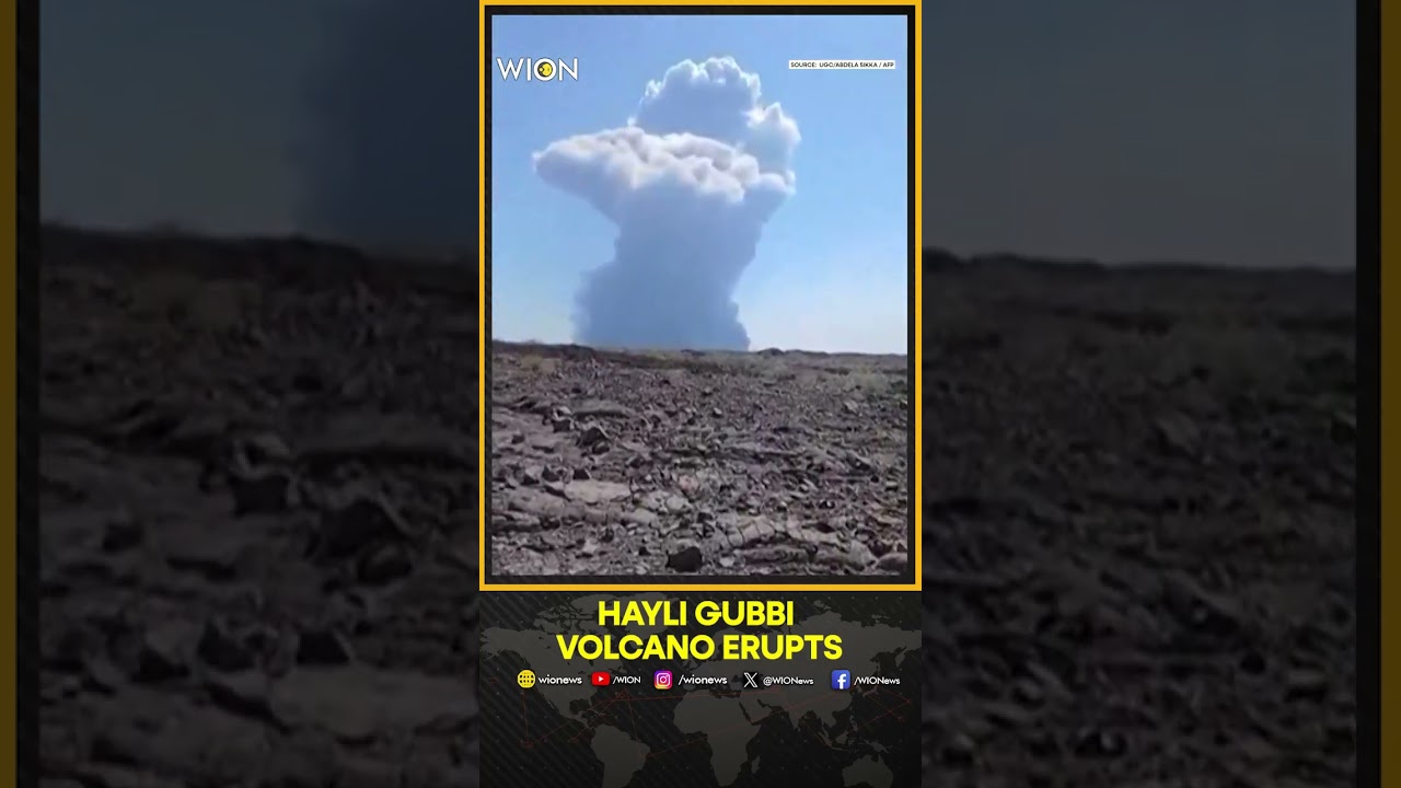 Ethiopian Volcano Erupts After 12,000-year Dormancy | WION Shorts