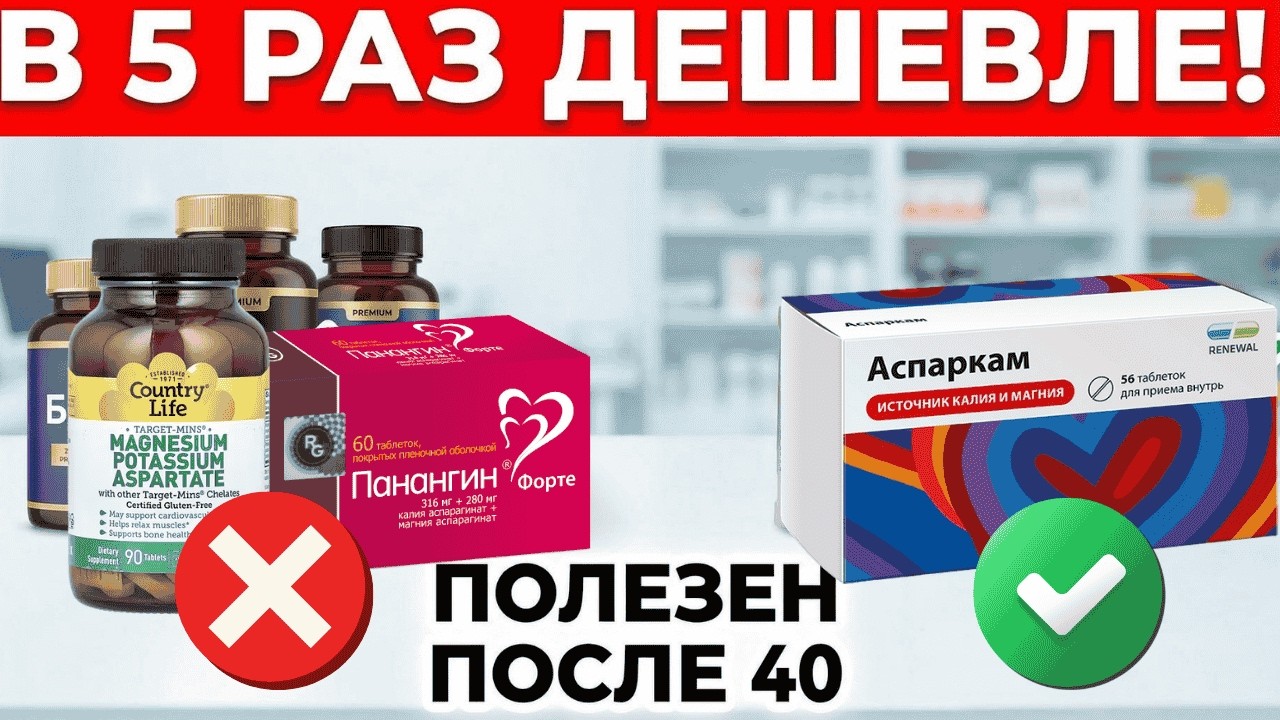Как поддержать сердце и обмен веществ весной после 40: гид по Аспаркаму