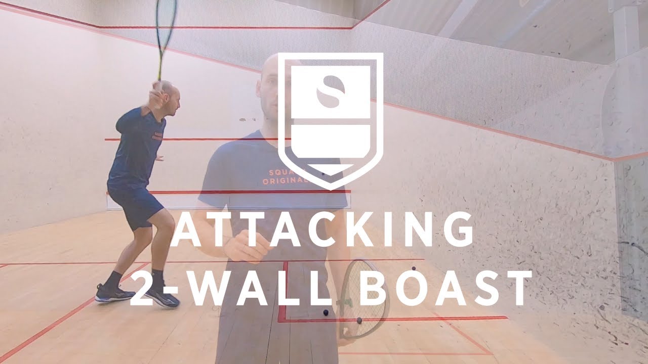 Squash Tips & Tricks: Forehand Attacking 2-Wall Boast