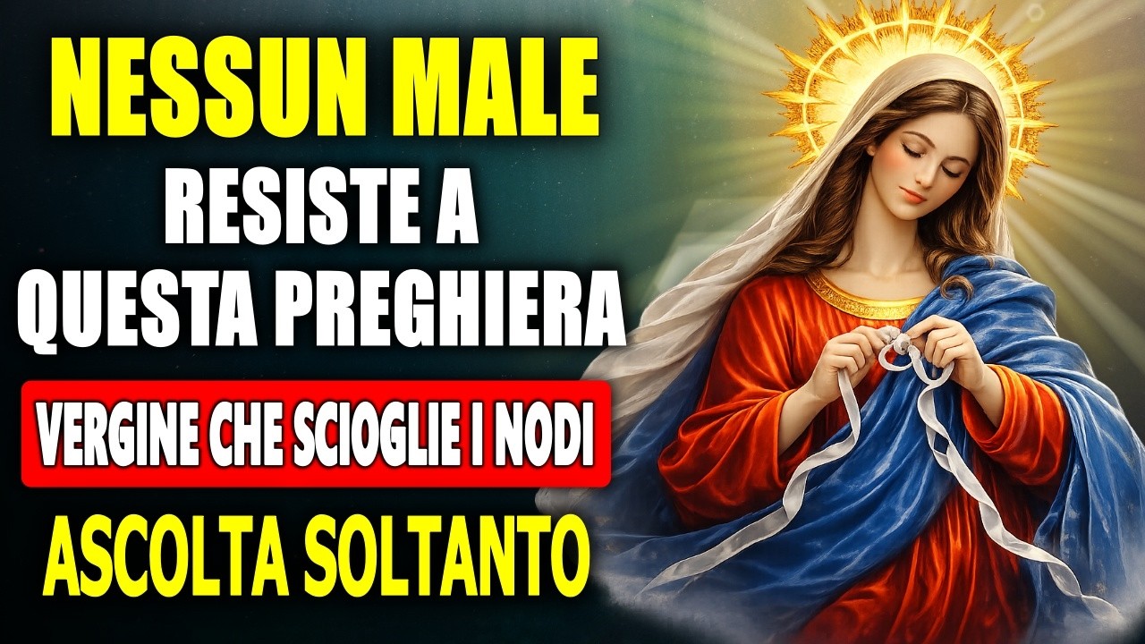 🛑 LIBERATI DA OGNI MALE | Potente Preghiera a MARIA CHE SCIOGLIE I NODI